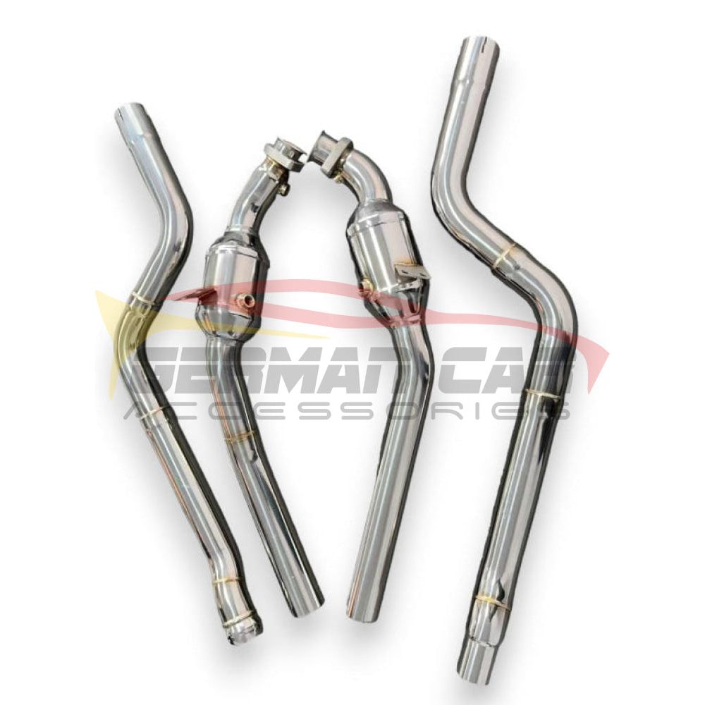 2012-2016 Mercedes E63 Amg Downpipes | W212 No Heat Shield / Racing Downpipe (No Cat) Front Race