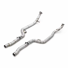 Load image into Gallery viewer, 2012 - 2016 Mercedes E63 Amg Front Race Pipes | W212 Yes Heat Shield / Racing Downpipe (No Cat)
