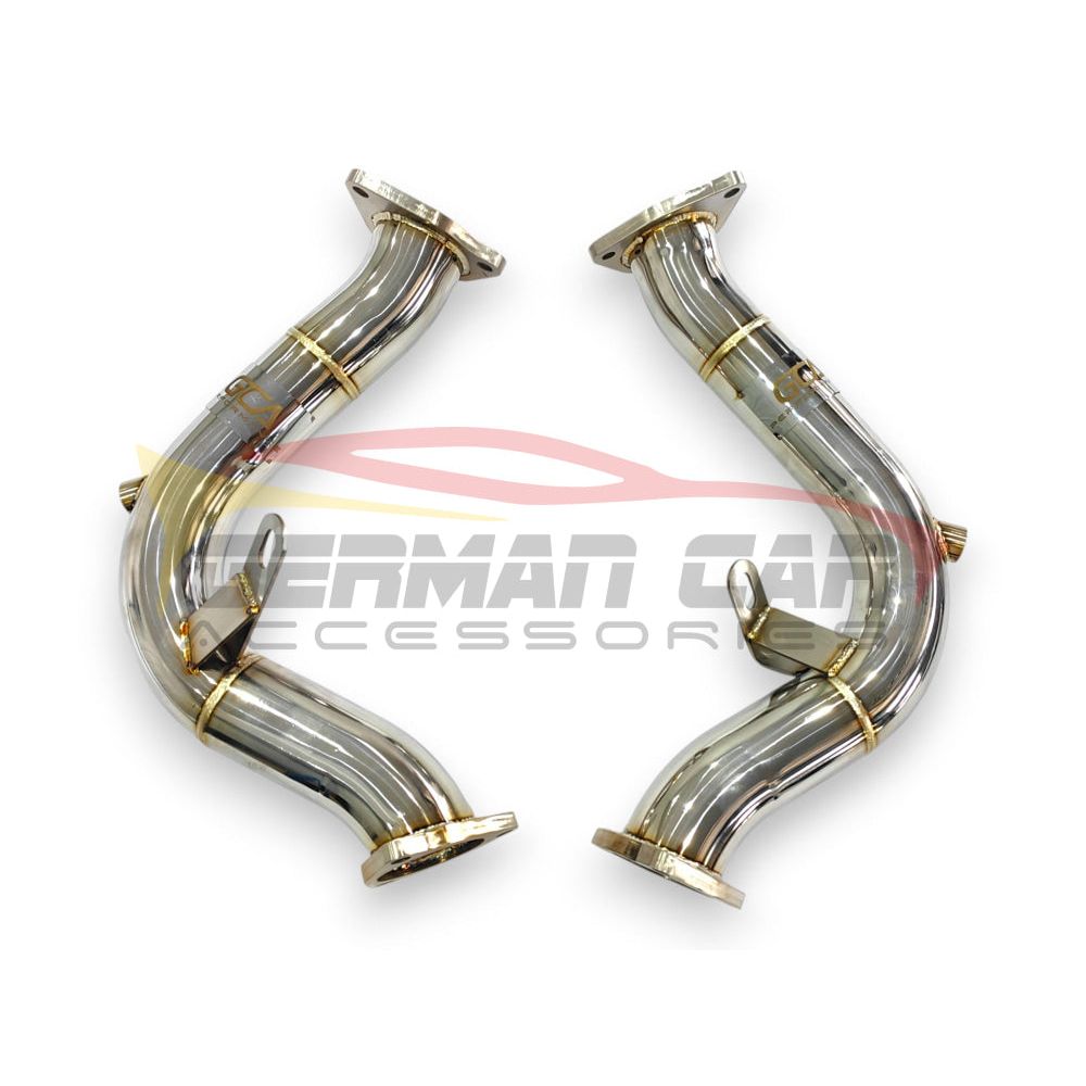 2012-2018 Audi A6/A7 Test Pipes | C7/C7.5 No Heat Shield / Racing Downpipe (No Cat) Front Race