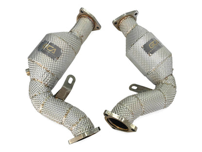 2012-2018 Audi A6/A7 Test Pipes | C7/C7.5 Yes Heat Shield / 200 Cell Euro 6 Sport High Flow Cat