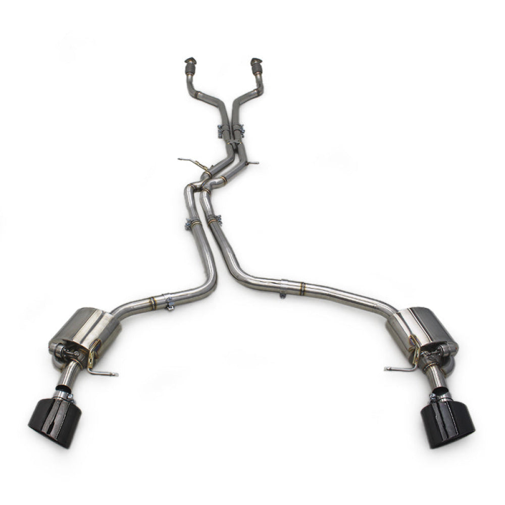 2012-2018 Audi A6/A7 Valved Sport Exhaust System | C7/C7.5 Stainless Steel / Chrome Tips