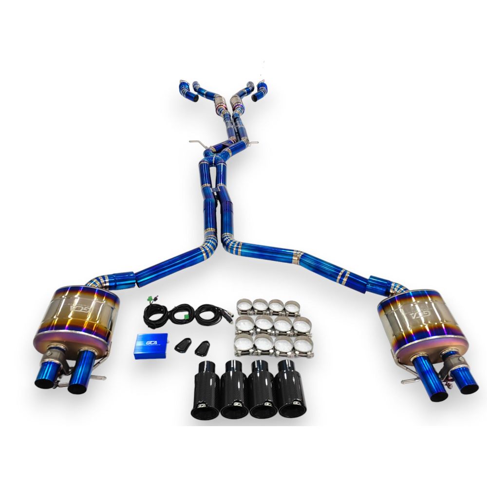 2012 - 2018 Audi S6/S7 Valved Sport Exhaust System | C7/C7.5 Titanium / Chrome Tips
