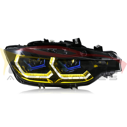 2012-2018 BMW 3-Series G80 Style Laser LED Headlights | F30 - Headlights