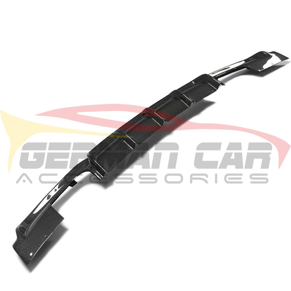 2012-2018 Bmw 3-Series Performance Style Carbon Fiber Diffuser | F30/F31 Quad Exhaust Rear Diffusers