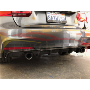 2012-2018 Bmw 3-Series Performance Style Carbon Fiber Diffuser | F30/f31