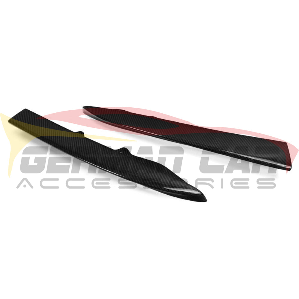 2012-2018 BMW F30 M Tech Style Carbon Fiber Rear Bumper Rear Splitters I F30/F31 - Additional Accessories