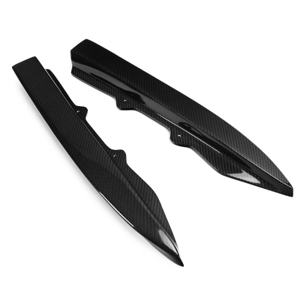 2012-2018 BMW F30 M Tech Style Carbon Fiber Rear Bumper Rear Splitters I F30/F31 - Additional Accessories