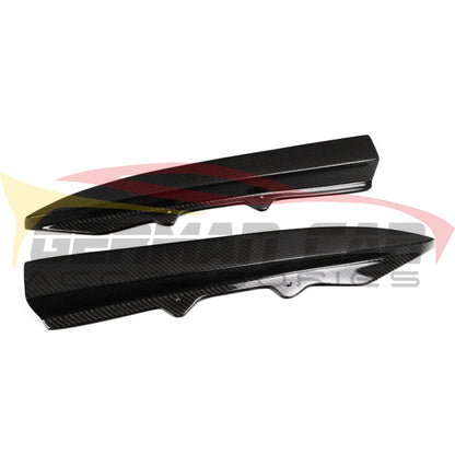 2012-2018 BMW F30 M Tech Style Carbon Fiber Rear Bumper Rear Splitters I F30/F31 - Additional Accessories