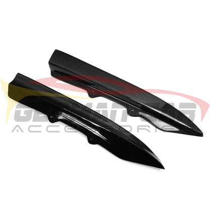 2012-2018 BMW F30 M Tech Style Carbon Fiber Rear Bumper Rear Splitters I F30/F31 - Additional Accessories