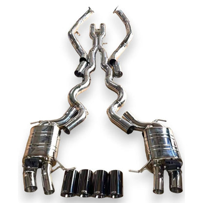 2012-2018 Bmw M6 Valved Sport Exhaust System | F06/F12/F13 Stainless Steel / Chrome Tips
