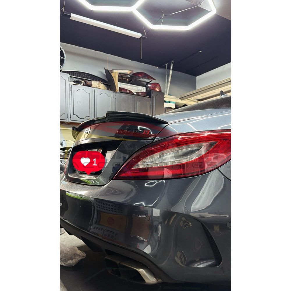 2012-2018 Mercedes-Benz CLS-Class/CLS63 AMG CS Style Carbon Fiber Trunk Spoiler | W218 Rear Trunk Spoilers