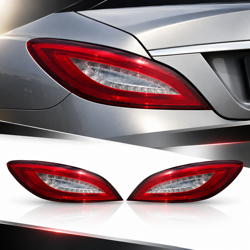 2012-2018 Mercedes CLS-Class/CLS63 AMG Taillights | W218/C218 - Classic Red - Taillights