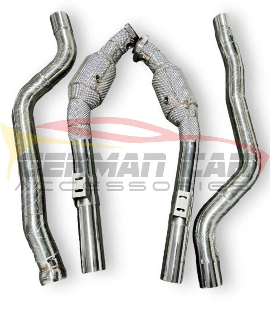 2012-2018 Mercedes Cls63 Amg Downpipes | W218 Yes Heat Shield / 200 Cell Euro 6 Sport High Flow Cat