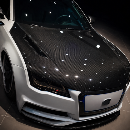 2012-2018 Audi A7/S7/RS7 V3 Style Carbon Fiber Hood | C7/C7.5