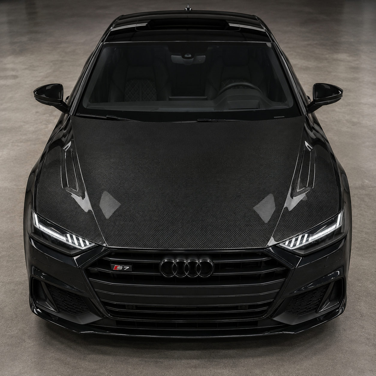 2012-2018 Audi A7/S7/RS7 V3 Style Carbon Fiber Hood | C7/C7.5