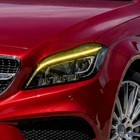 2012-2018 Mercedes-Benz CLS-Class/CLS63 CSL Style Headlights Yellow DRL Modules | W218/C218/X218