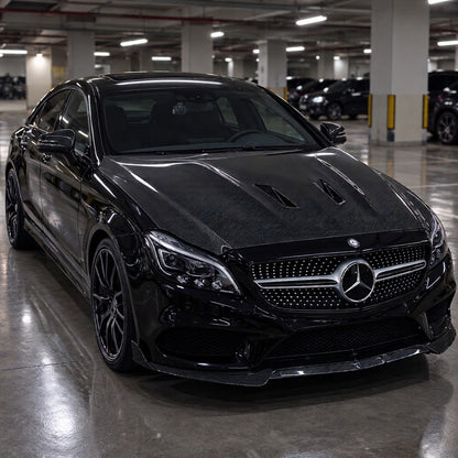 2012-2018 Mercedes CLS-Class B Style Carbon Fiber Hood | C218/W218