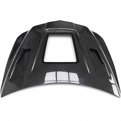 2012-2018 Mercedes CLS-Class Glass Engine Cover Carbon Fiber Hood | C218/W218