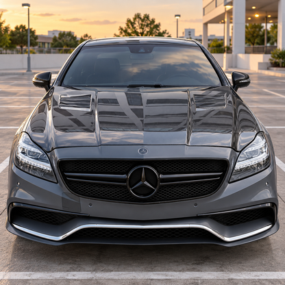 2012-2018 Mercedes CLS63 AMG M Style Carbon Fiber Hood | C218/W218