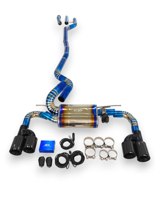 2012-2019 Bmw 3-Series/4-Series Valved Sport Exhaust System | F30/F31/F32/F33/F36 Titanium / Chrome