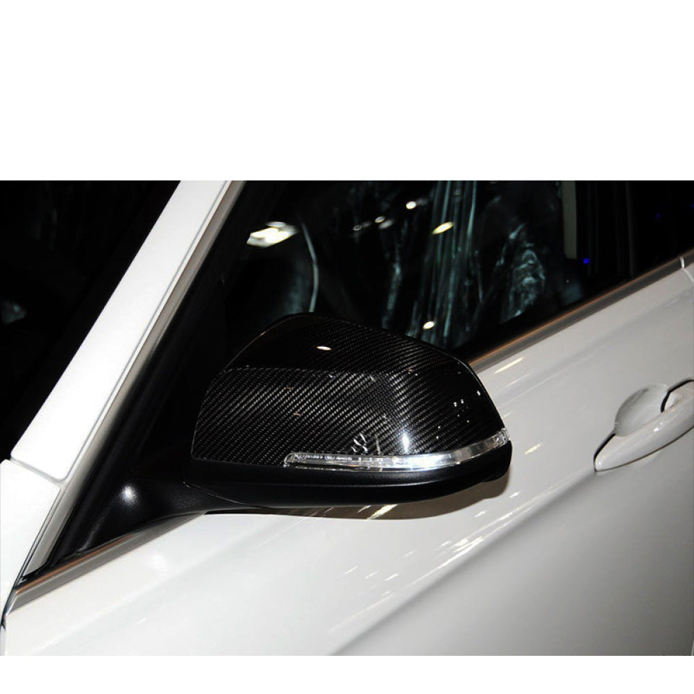 2012-2020 Bmw 3-Series/4-Series Carbon Fiber Mirror Caps | F30/f31/f32/f33