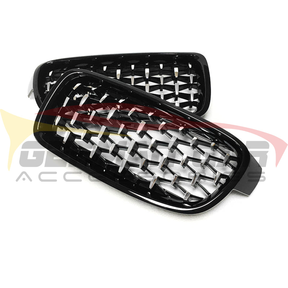 2012-2020 Bmw 3-Series/4-Series Diamond Kidney Grilles | F30/f31/f32/f33