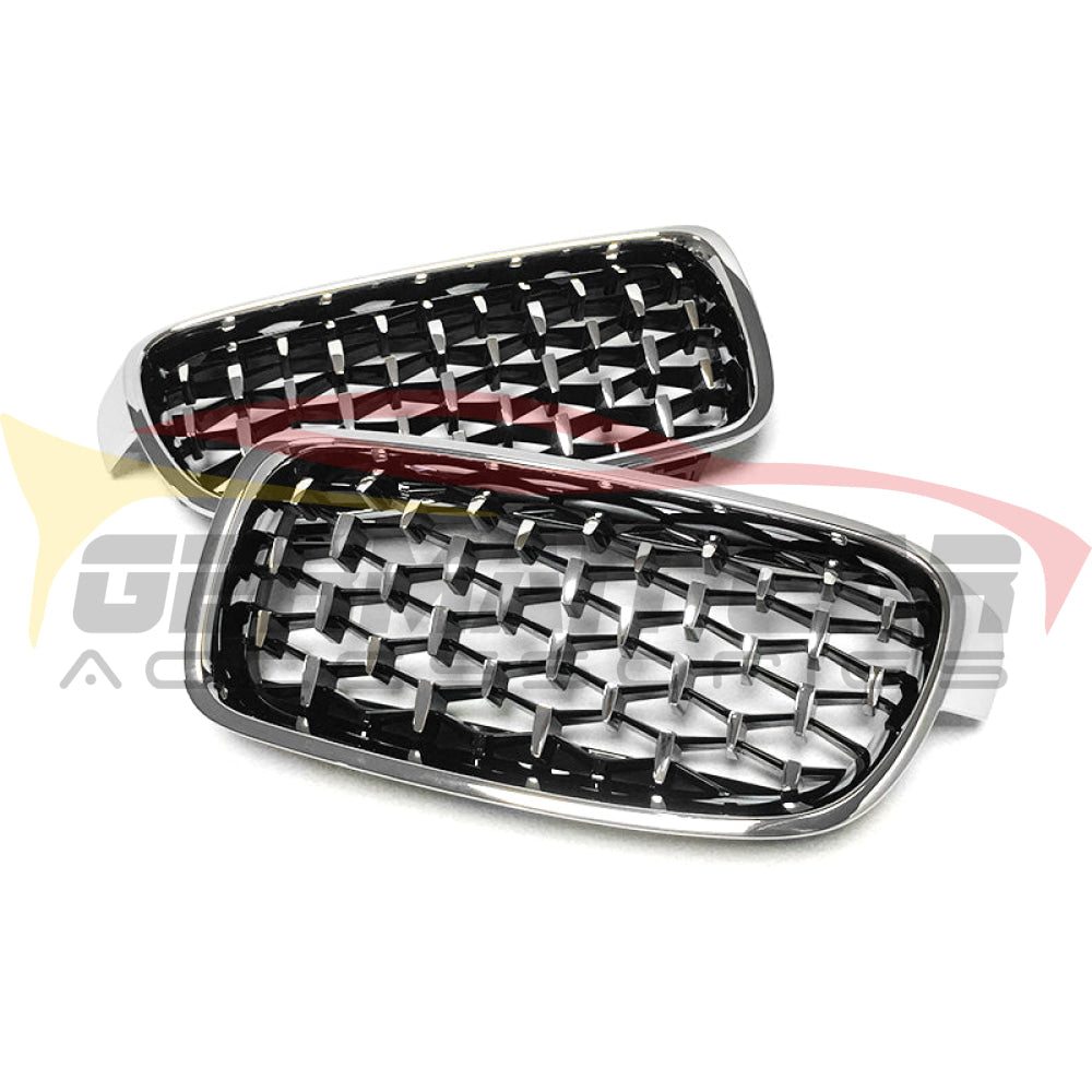 2012-2020 Bmw 3-Series/4-Series Diamond Kidney Grilles | F30/f31/f32/f33