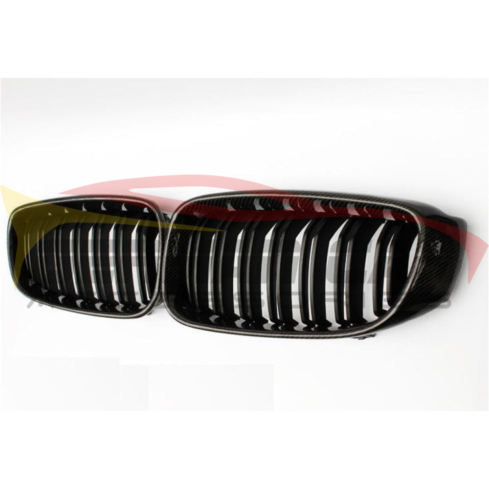 2012-2020 Bmw 3-Series/4-Series Kidney Grilles | F30/f31/f32/f33 Carbon Fiber / 3-Series