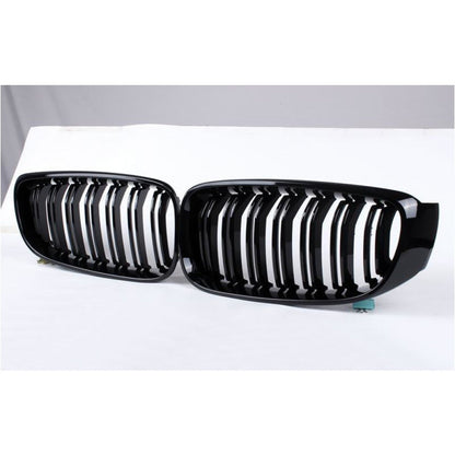 2012-2020 Bmw 3-Series/4-Series Kidney Grilles | F30/f31/f32/f33 Gloss Black / 3-Series