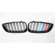 Load image into Gallery viewer, 2012-2020 Bmw 3-Series/4-Series Kidney Grilles | F30/f31/f32/f33 Gloss Black With M Stripe /
