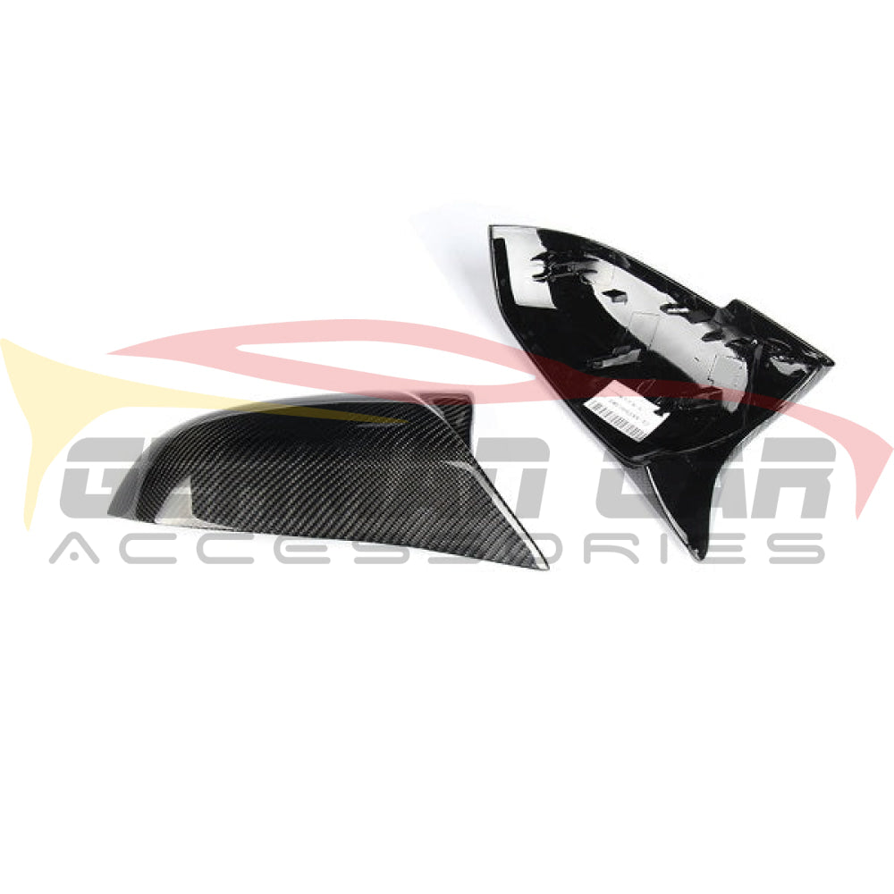 2012-2020 Bmw 3-Series/4-Series M-Style Carbon Fiber Mirror Caps | F30/f31/f32/f33