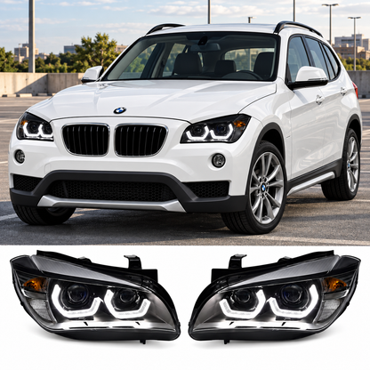 2013-2015 BMW X1 Ikon Style LED Headlights | E84