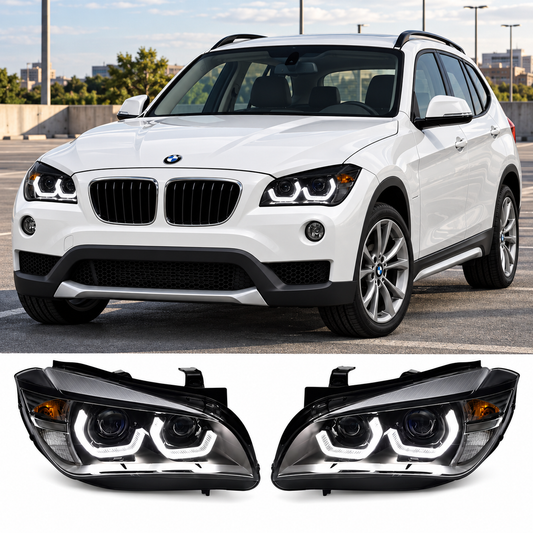 2013-2015 BMW X1 Ikon Style LED Headlights | E84