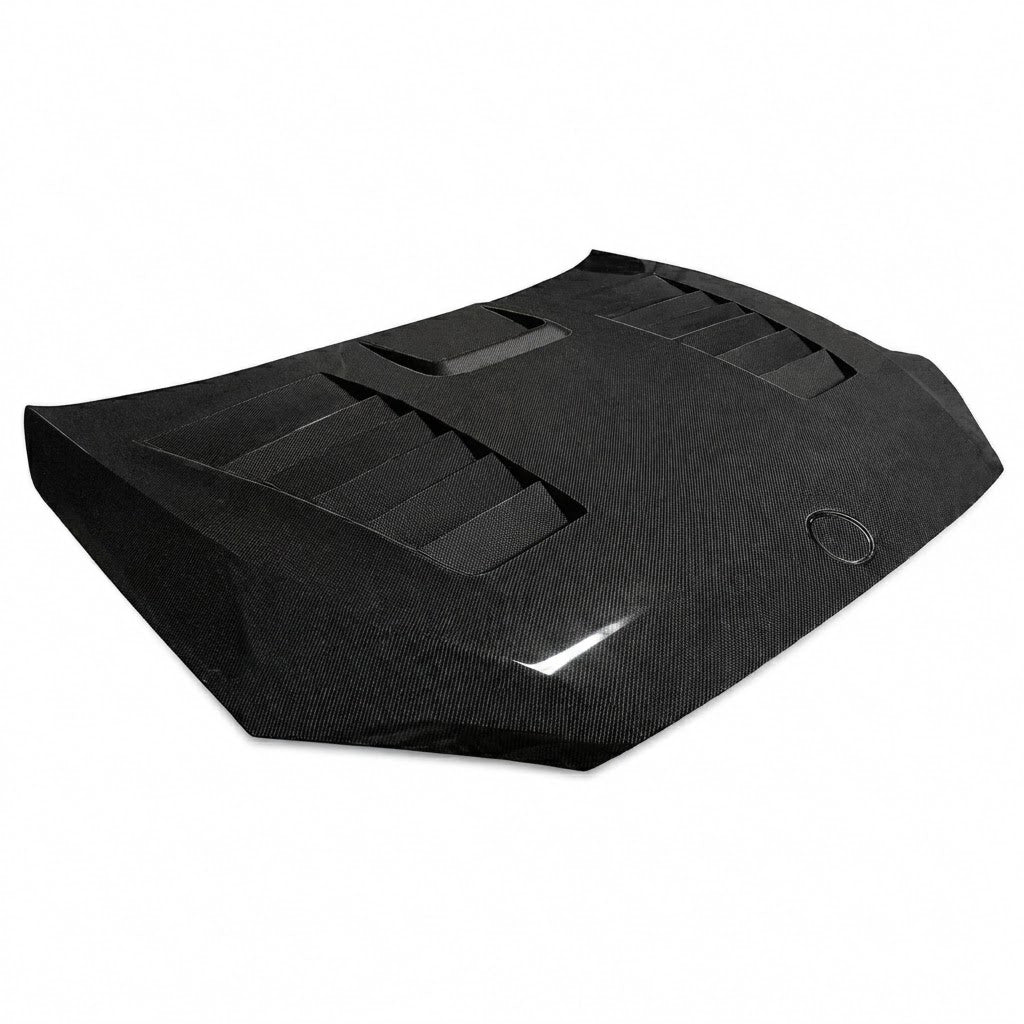 2013-2015 BMW X1 V Style Carbon Fiber Hood | E84
