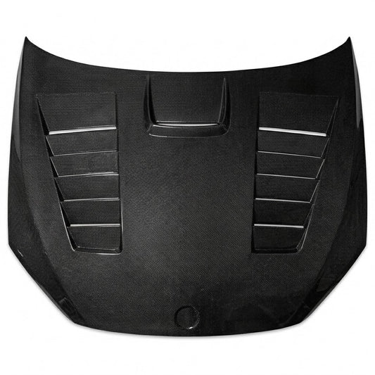 2013-2015 BMW X1 V Style Carbon Fiber Hood | E84