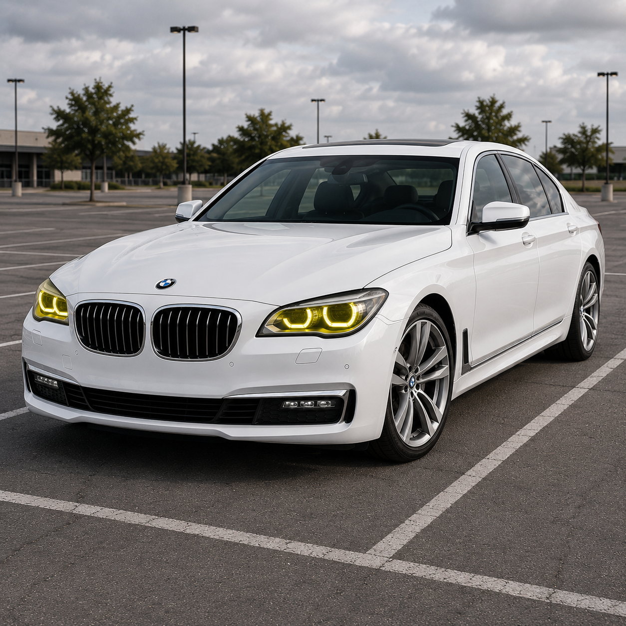 2013-2015 BMW 7-Series CSL Style Headlight Yellow DRL Module | F01/F02