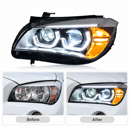 2013-2015 BMW X1 Ikon Style LED Headlights | E84