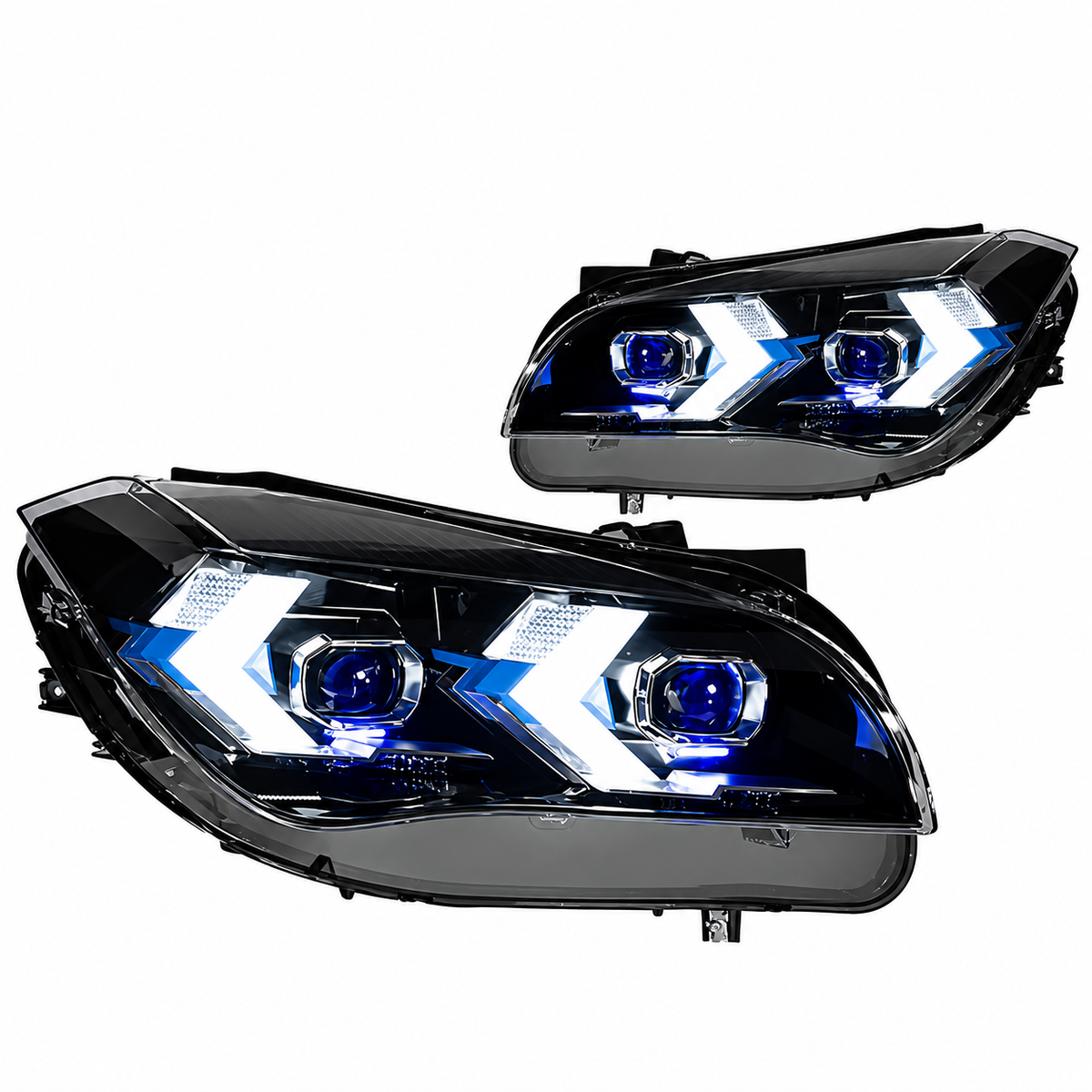 2013-2015 BMW X1 Snake Eyes Laser Style LED Headlights | E84