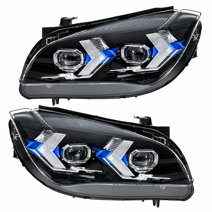 2013-2015 BMW X1 Snake Eyes Laser Style LED Headlights | E84
