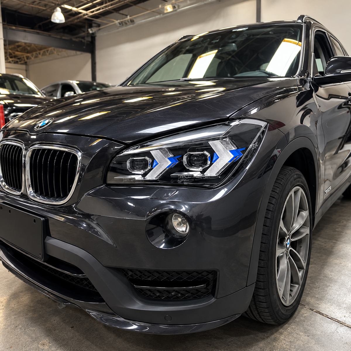 2013-2015 BMW X1 Snake Eyes Laser Style LED Headlights | E84
