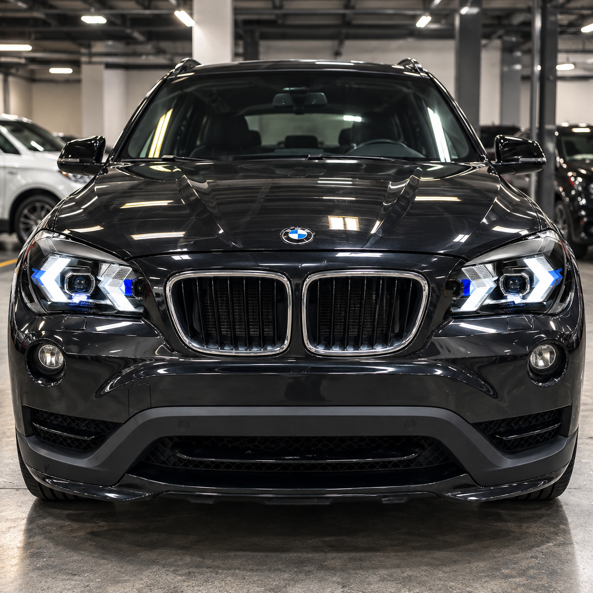 2013-2015 BMW X1 Snake Eyes Laser Style LED Headlights | E84