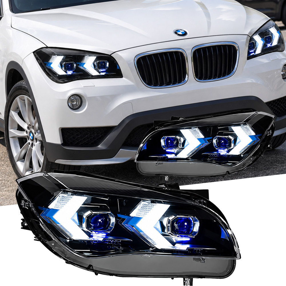 2013-2015 BMW X1 Snake Eyes Laser Style LED Headlights | E84