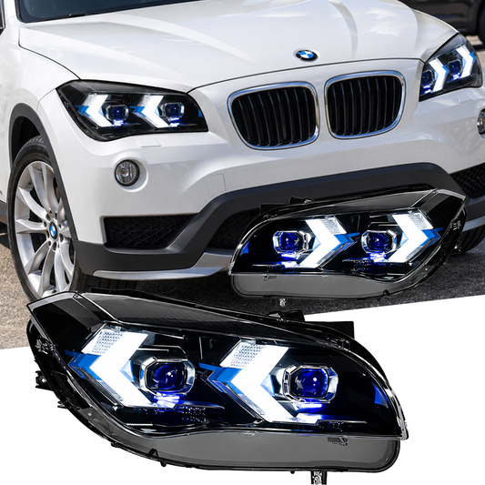 2013-2015 BMW X1 Snake Eyes Laser Style LED Headlights | E84