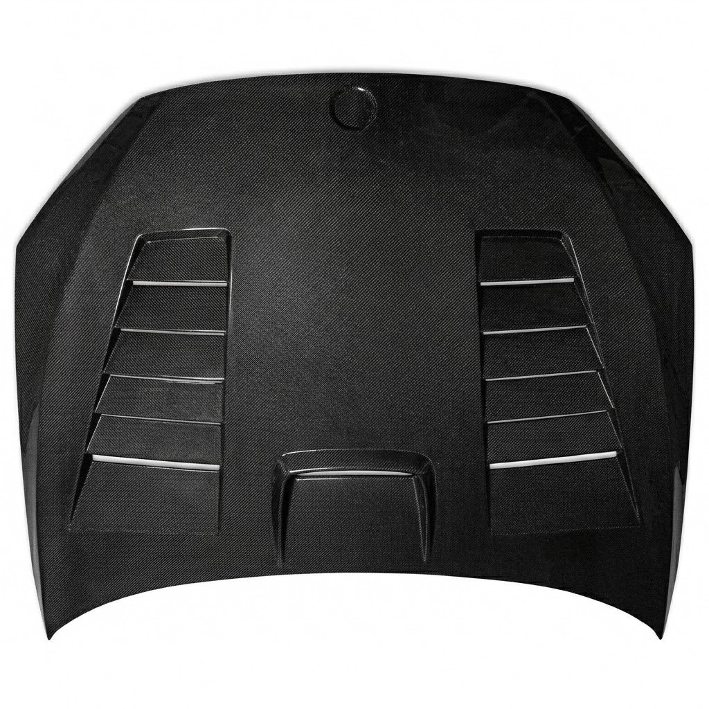 2013-2015 BMW X1 V Style Carbon Fiber Hood | E84