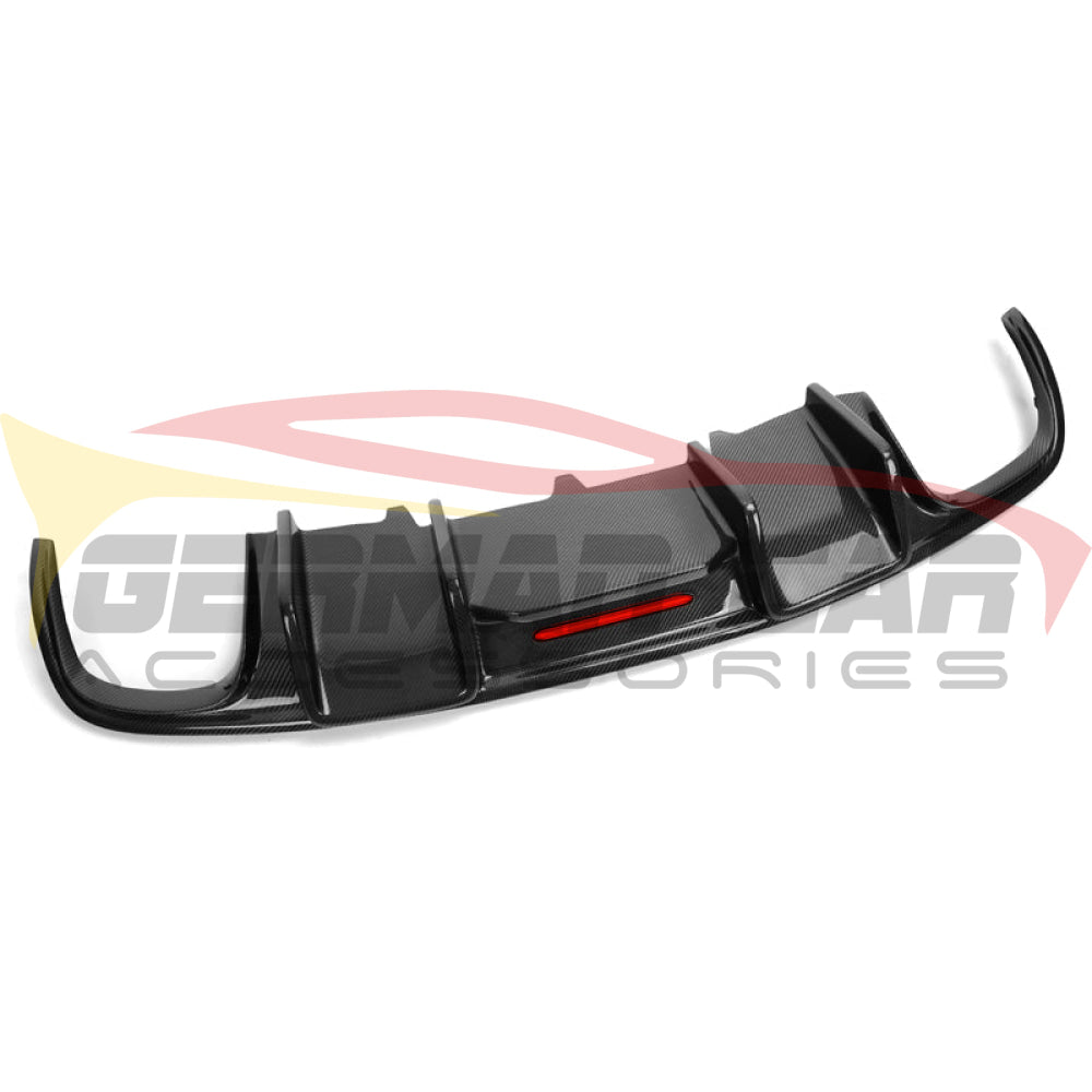 2013-2016 Audi A4/s4 Carbon Fiber Kb Style Diffuser With Led Brake Light | B8.5