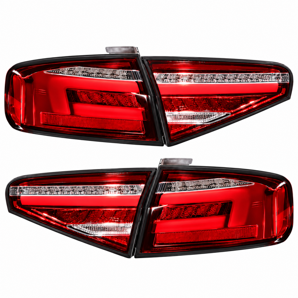 2013-2016 Audi A4/S4 LED Taillights | B8.5 - Red - Taillights