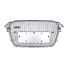 Load image into Gallery viewer, 2013-2016 Audi Rs4 Honeycomb Grille | B8.5 A4/s4 Chrome Silver Frame Net All Mesh No Emblem /
