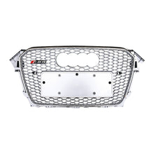 Load image into Gallery viewer, 2013-2016 Audi Rs4 Honeycomb Grille | B8.5 A4/s4 Chrome Silver Frame Net With Emblem /
