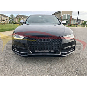 2013-2016 Audi Rs4 Honeycomb Grille With Quattro In Lower Mesh | B8.5 A4/s4
