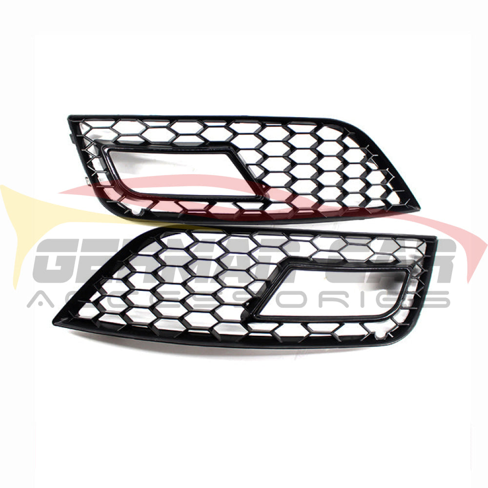 2013-2016 Audi Rs4 Style Fog Light Grilles | B8.5 A4/S4 Front